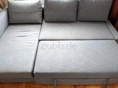 Comfortable Grey Sofa-bed Set