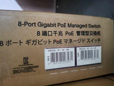 Cisco CBS350 8P-2G Port Gigabit PoE Managed Switch for Smart Networking