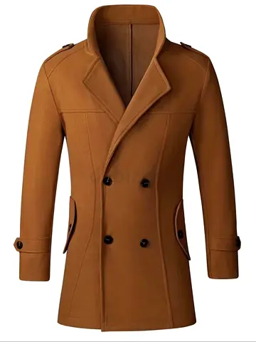 Long brown coat winter wear size M