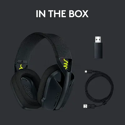 Logitech G435 Lightspeed  Bluetooth Wireless Gaming Headset - Ultra Lightweight BLACK COLOUR