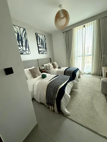 Master bedroom with attached washroom near Emirates Mall,Al Barsha1.
