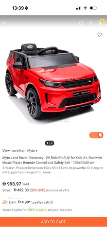 Electric car for kids