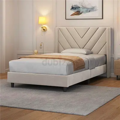 Fabric Bed with Storage – Soft Touch Custom Design