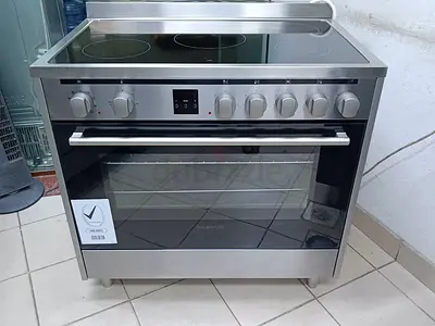 Daewoo Brand Latest New Model Electric Ceramic 5 Hobs, Cooker Range Size 90cm