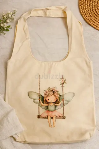 Cute Fairy Design Tote Bag
