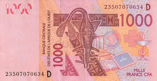 MALI (WEST AFRICAN STATES) 1000 FRANCS BANKNOTE 2003