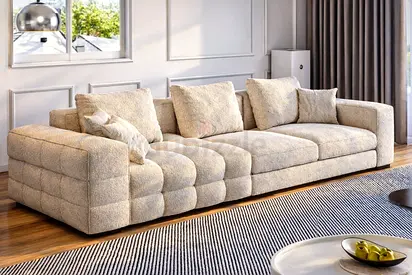 4 Seater Brand New High Quality Sofa, Premium Fabrics