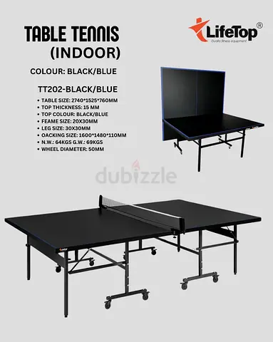 Indoor Ping-Pong table tennis table with two rackets and three balls for home and office use
