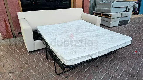 Three seater sofa bed with mattress