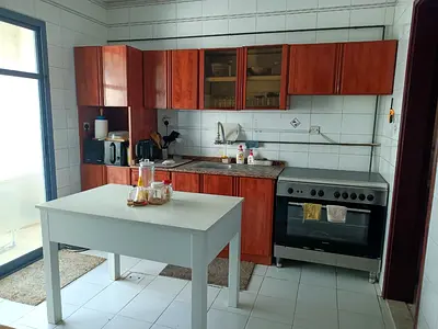 Stylish Kitchen Cabinet Set with Island Table