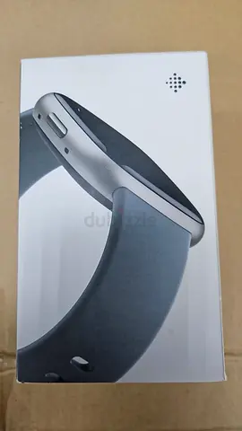 New FITBIT VERSA 4 FITNESS WATCH (FB523SRAG-US) WATERFALL BLUE / PLATINUM ALUMINUM