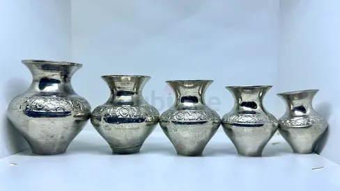 Beautiful Silver plated Decorative Vases Set
