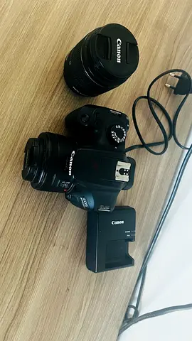 Canon DSLR Camera with Lenses 55-18 and lenses 50 1.8