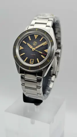 Zelos Horizons Automatic 200m Diver Vintage Grey