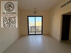 First occupancy, spacious one-bedroom apartment with a balcony and a view in the Al-Aliya area, clos