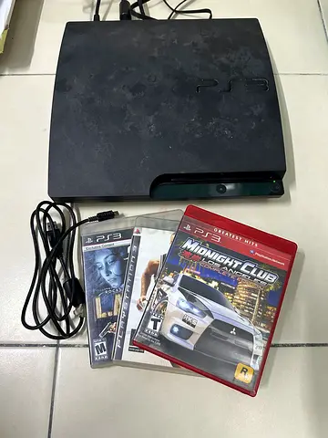 PlayStation 3 Console with Cd games