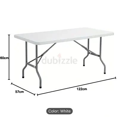 X2 White Folding Tables for Sale