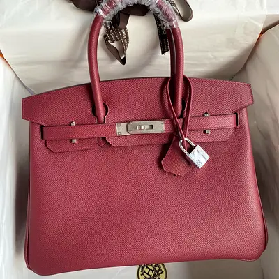 Hermes Birkin 30 Retourne In Ruby Epsom Calfskin