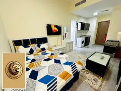: - A soph📍 Furnished Studio for Annual Rent - Palm (second row of Corniche) 🏠 Unit Specificat