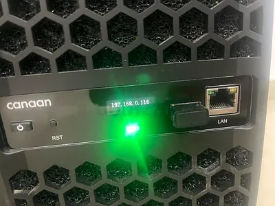 Silent BTC bitcoin sha256 mining Avalon Q 90 TH/s miner computer