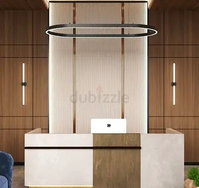 Stylish hotel reception