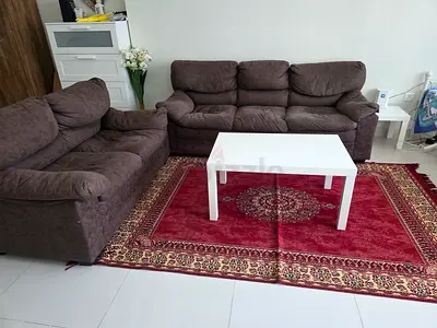 Cozy Sofa Set with Elegant Center Table