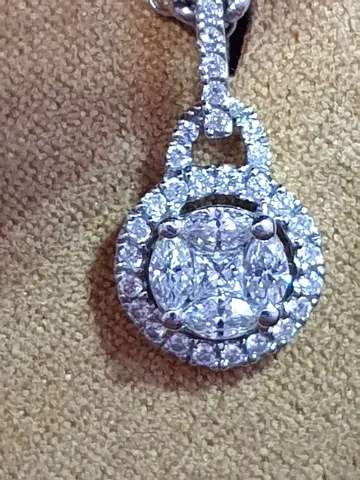 18K GOLD LEO PI BRAND AND DIAMOND ITALIAN SET