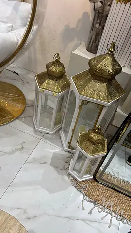 Elegant Moroccan Lantern Set