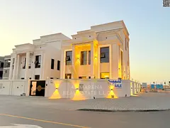 Luxury corner villa for sale in Al-Haliyo area. Includes registration and ownership fees. Fully cust
