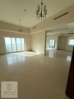 Four rooms and a duplex lounge for rent in Al Majaz 1 with a very spacious area, characterised by a