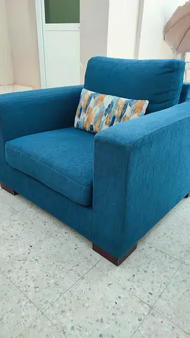 chair blue color single