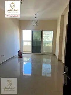 One bedroom and living room in Al Taawun with free parking Primely on the Dubai exit Available in 4