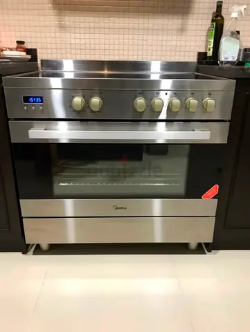 Free delivery Midea electric ceramic cooker with dual fan 90x60 cm