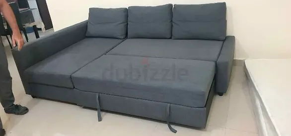 Comfortable Modern Grey Sofa Bed