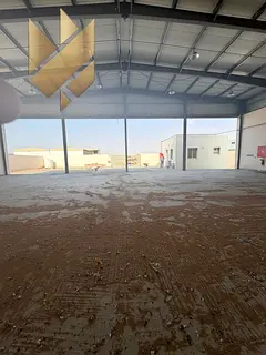 Golden Rental Opportunity in Al Sajaa Industrial Area – Factory or Yard with Large Shed | Brand Ne