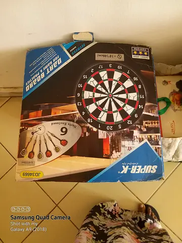 Super K Dart Board Set for Fun Indoor Games