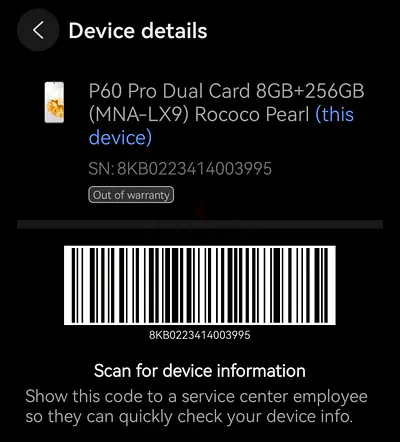 P60 Pro Dual Card 8GB+256GB in Rococo Pearl