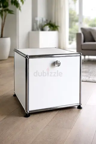 USM Haller Credenza (PW1) White Nightstand by Star Office LLC (Dubai, Abu Dhabi, UAE)