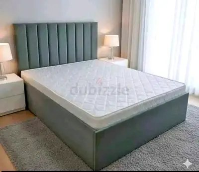 Elegant Grey Bed Frame