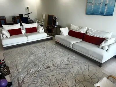 Comfortable 2 Sofas for 6 people Mint Condition