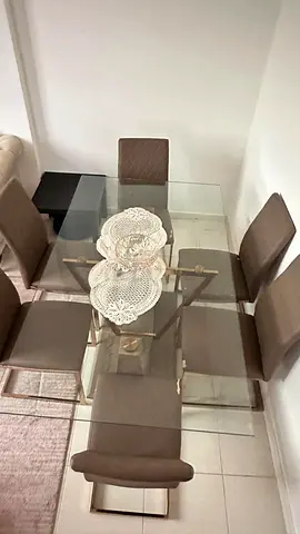 Dining table with 6 chairs