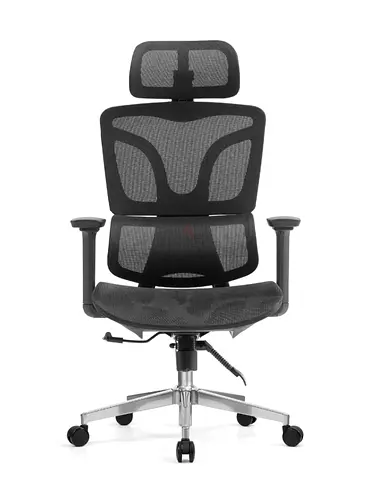 Ergonomic Mesh Office Chair with Adjustable Headrest and Lumbar Support – High-Back Executive Comput