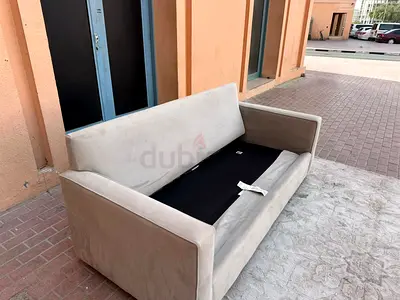 Two seater sofa bed with mattress