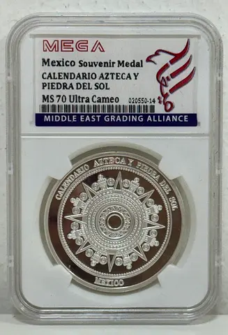 Mexico Souvenir Commemorative Medal 80 AED