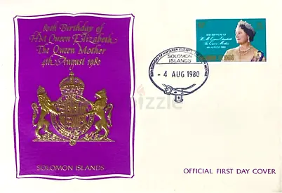 Commemorative First Day Cover of Queen Elizabeths 80th Birthday