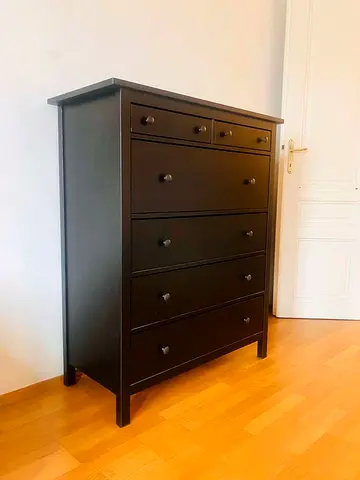 Stylish Black Chest of Drawers