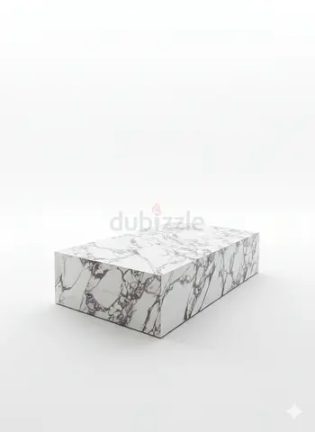 Sleek and Modern Marble Coffee Table