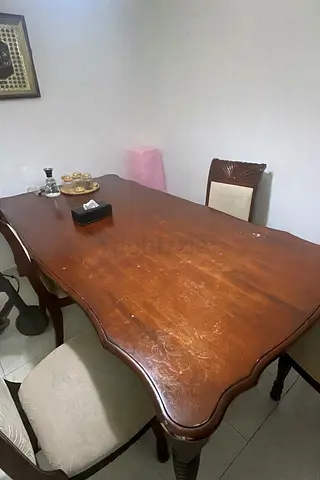 Dining table [ 6 chairs]