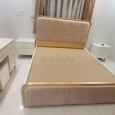 Elegant and Comfortable Cream Bed for sale