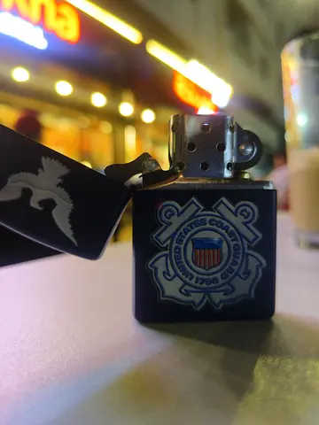 Zippo Lighter, United States Coast Guard Lighter - Vintage Collectors Item